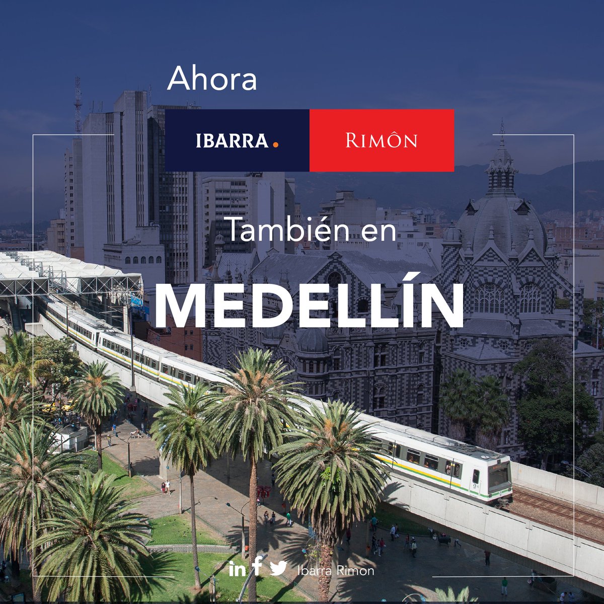 🙌 Agradecemos a nuestros clientes la confianza depositada en Ibarra Rimôn y nos alegra anunciarles nuestra llegada a la ciudad de Medellín.

✈ ibarrarimon.com
.
.
.
#IbarraRimon #Medellín #Nuevaoficina #Derecho #Abogados #Firmadeabogados