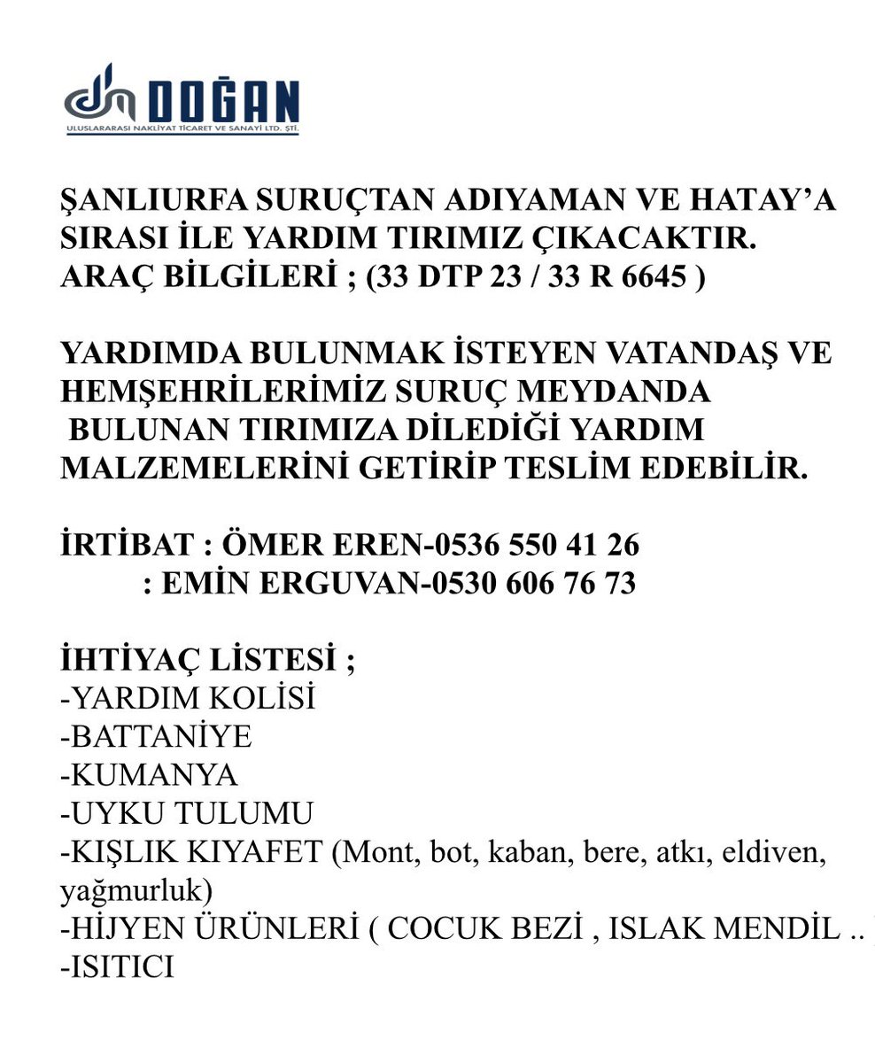 <a href="/suruckymkmligi/">Suruç Kaymakamlığı</a> <a href="/pirkankilic/">Pirkan Kılıç</a> <a href="/AFADBaskanlik/">AFAD</a> <a href="/ilhan_tekinalp/">İlhan Tekinalp</a> <a href="/kadirtekinalpp/">Kadir tekinalp</a> <a href="/TekinalpKadir/">kadir tekinalp</a> <a href="/f_tekinalp/">TEKİNALP HARASI (FIRAT TEKİNALP)</a> <a href="/jokeymscelik/">Mehmet Salih Çelik</a> <a href="/celikmehmet_63/">mehmet çelik</a> <a href="/jokeymscelik/">Mehmet Salih Çelik</a> @omer_6NS <a href="/SerhatB38393182/">Serhat Binici</a>