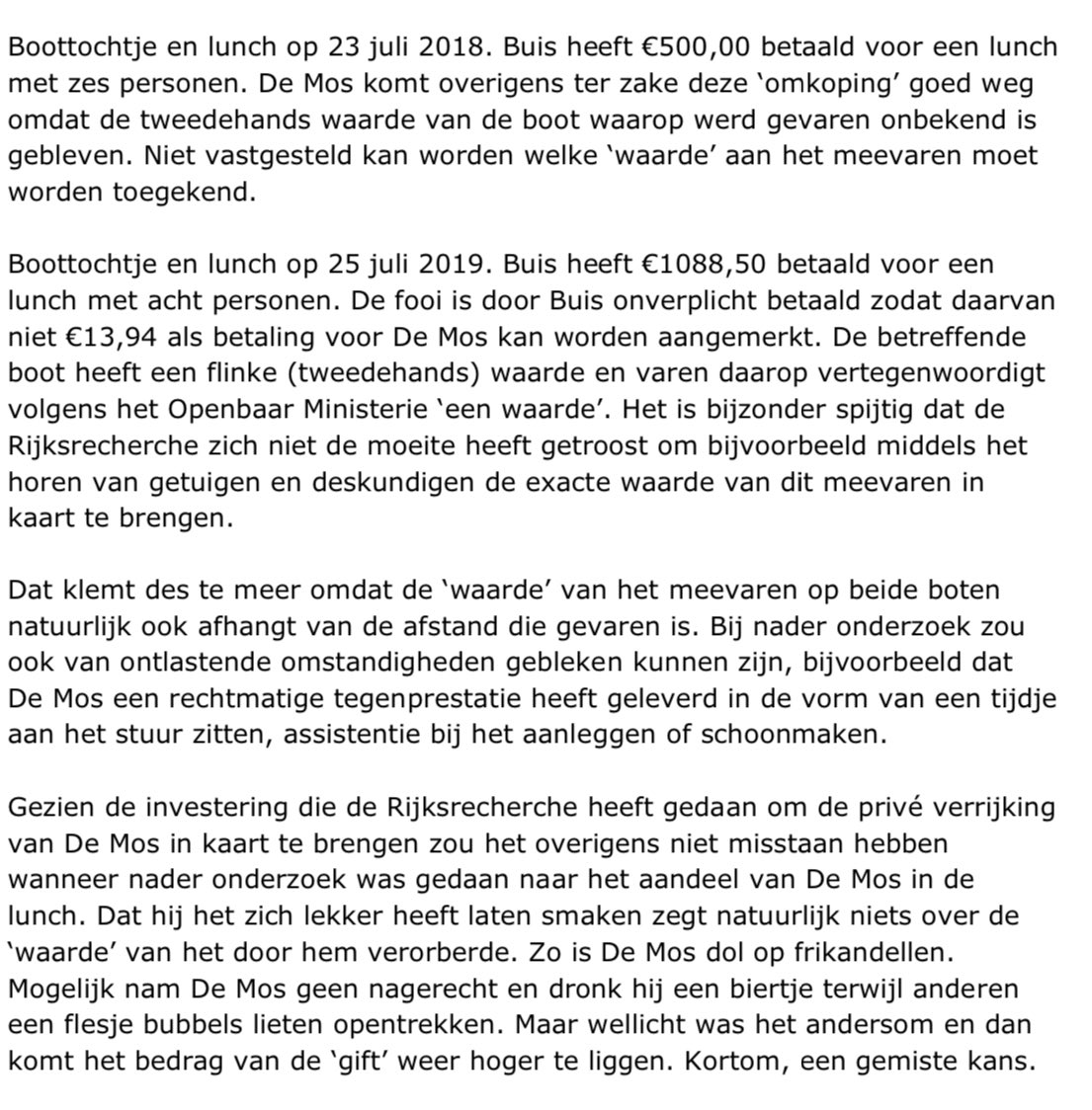 RicharddeMos's tweet photo. mr. Jordi L'Homme laat haarfijn de ridicule heksenjacht van het OM zien inzake ontvangen ‘giften’ | leest u mee? https://t.co/rCS9L6bSQq