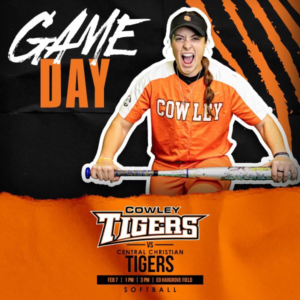 It’s Gamedayyy 🤩
The Lady Tigers will face off Central Christian @ Home! 🐅
1st Game: 1:00
2nd Game: 3:00
#CowleyCo #CCCC #CCOD #WeWorkHarder #FinallyGameDay
