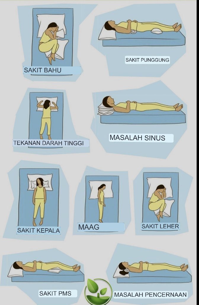 Bestiewajibtau's tweet photo. 9 posisitidur untuk Mengurangi Rasa Sakit di Tubuhmu

-A Thread- https://t.co/UZ6FpZ3zNw