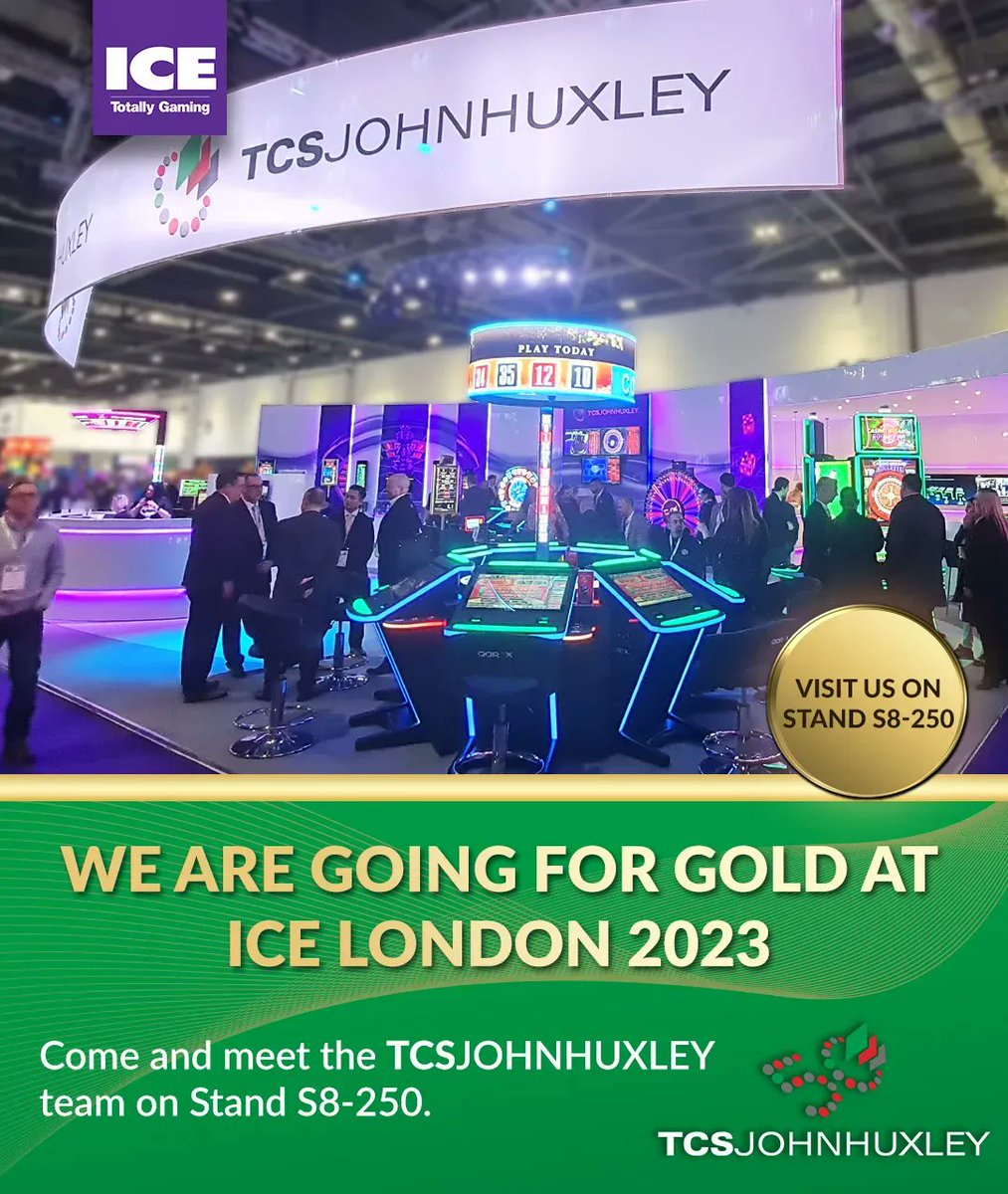 TCSJH_Gaming's tweet image. We are Going for Gold at ICE London 2023. Come and meet the TCSJOHNHUXLEY team are on Stand S8-250. #ice23 #icelondon23 #strongertogether #myice23 #goingforgold #TCSJH50GoldenYears
