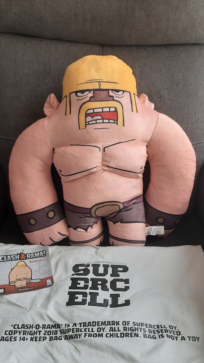 Ya me ha llegado el barbaro d Clash-a-Rama...🤗🤗🤗 muchisimas gracias <a href="/SrtaMaverick/">Srta Maverick 💁🏼‍♀️</a> <a href="/ClashofClans/">Clash of Clans</a> por el sorteo...🥳🥳