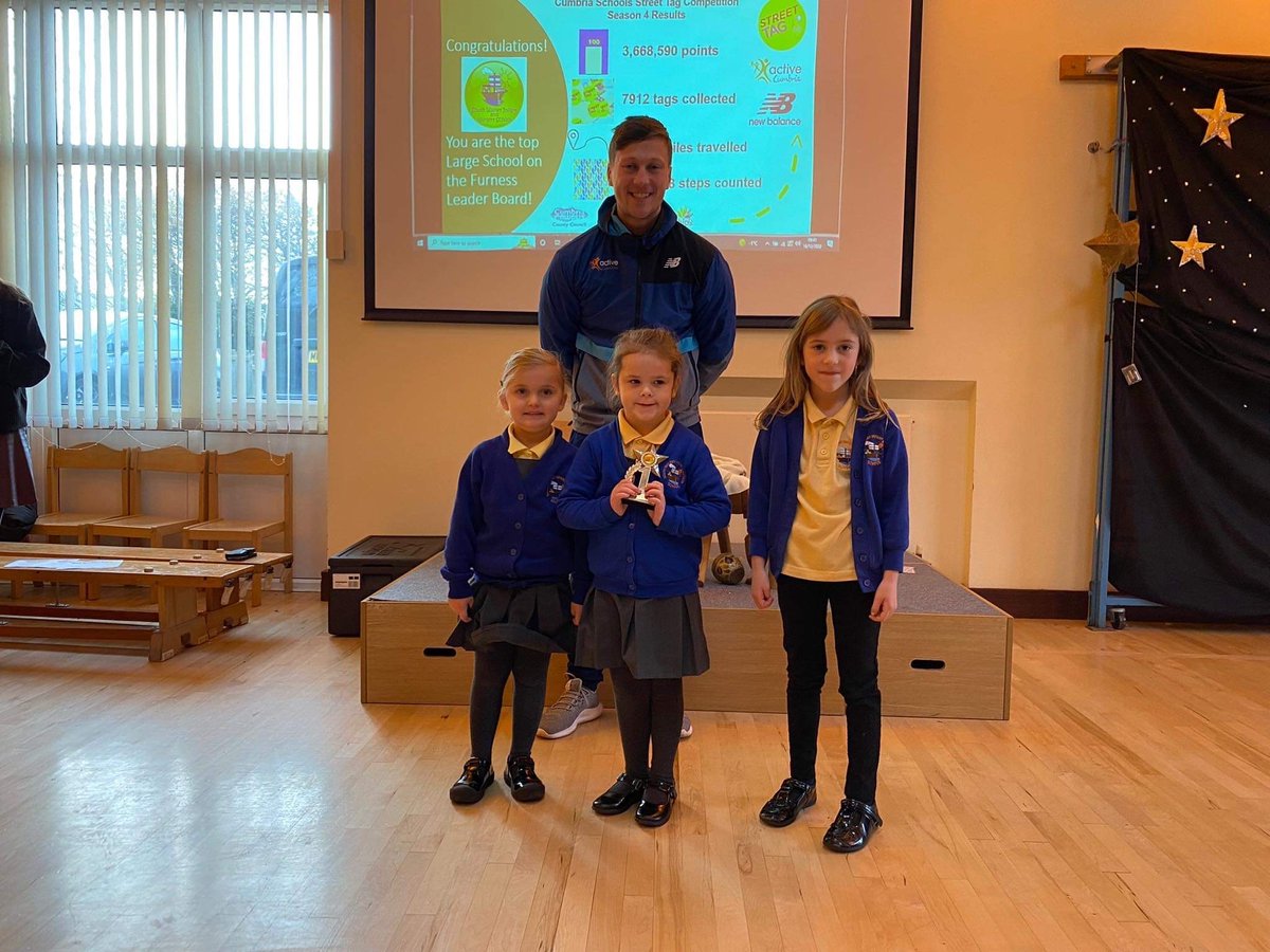 Active Cumbria (@activecumbria) on Twitter photo ⭐ Street Tag S4 Champions ⭐
It has been great to be able to present our top small and large schools in each locality from Season 4 with their trophies.
Keep up the great work everyone! A new set of winners will be crowned in Season 5, will it be your school?
<a href="/streettaghq/">Street Tag</a> ⭐ Street Tag S4 Champions ⭐
It has been great to be able to present our top small and large schools in each locality from Season 4 with their trophies.
Keep up the great work everyone! A new set of winners will be crowned in Season 5, will it be your school?
<a href="/streettaghq/">Street Tag</a>