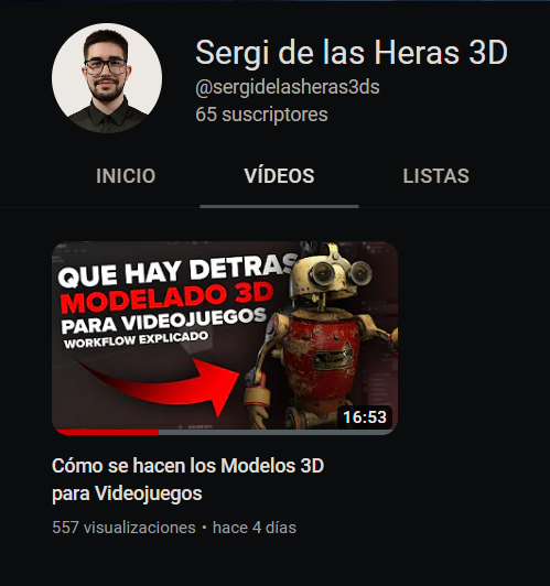 sergidelasheras's tweet photo. La verdad que no me esperaba tener un recibimiento tan bueno! Me pondré manos a la obra con el siguiente video que tengo pensado, que ojalá pueda ayudar a mucha gente a cumplir su objetivo de entrar a trabajar en la industria de los videojuegos! https://t.co/YijZWjz1YH