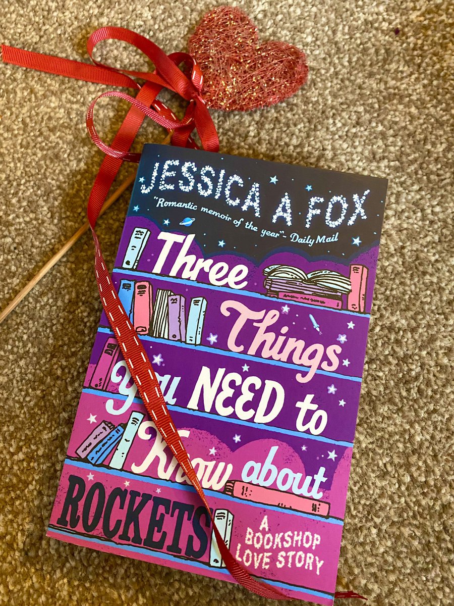 Day 7 of @Squadpod3 #RomanceRocks is love stories from libraries and bookshops. This memoir follows Jessica from LA to Wigtown,Scotland as she works at the bookshop and festival. And falls in love. #threethingsyouneedtoknowaboutrockets #romanticreads #memoir