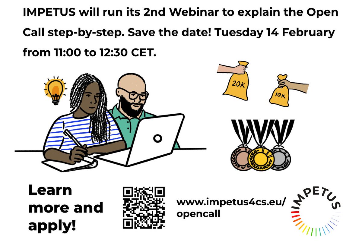 impetus4cs's tweet image. Coming soon!
@euseaevents @sciencefchange @T6Ecosystems @kclinformatics @zabala_eu
@eucitsci @nesta_uk @arselectronica @eucitsci @REA_research
@HorizonEU