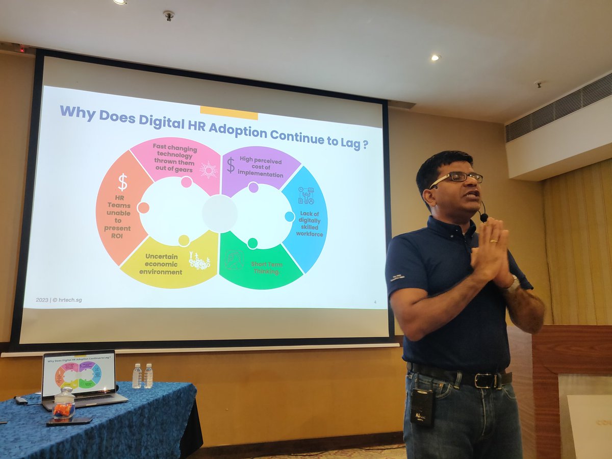 Why does #Digital #HR adoption continue to lag? <a href="/thesriramiyer/">Sriram Iyer</a> <a href="/NhrdChennai/">NHRDN Chennai</a>
