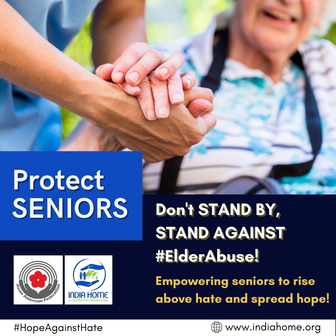 Join the fight against elder abuse! Let's not stand by, let's stand together and protect our loved ones.
#StandAgainstElderAbuse #IndiaHomeUSA #HopeAgainstHate #standtogether #protecttheelderly #CommunityEfforts @AAFederation