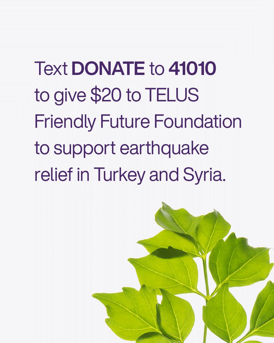 TELUS Friendly Future Foundation tweet media
