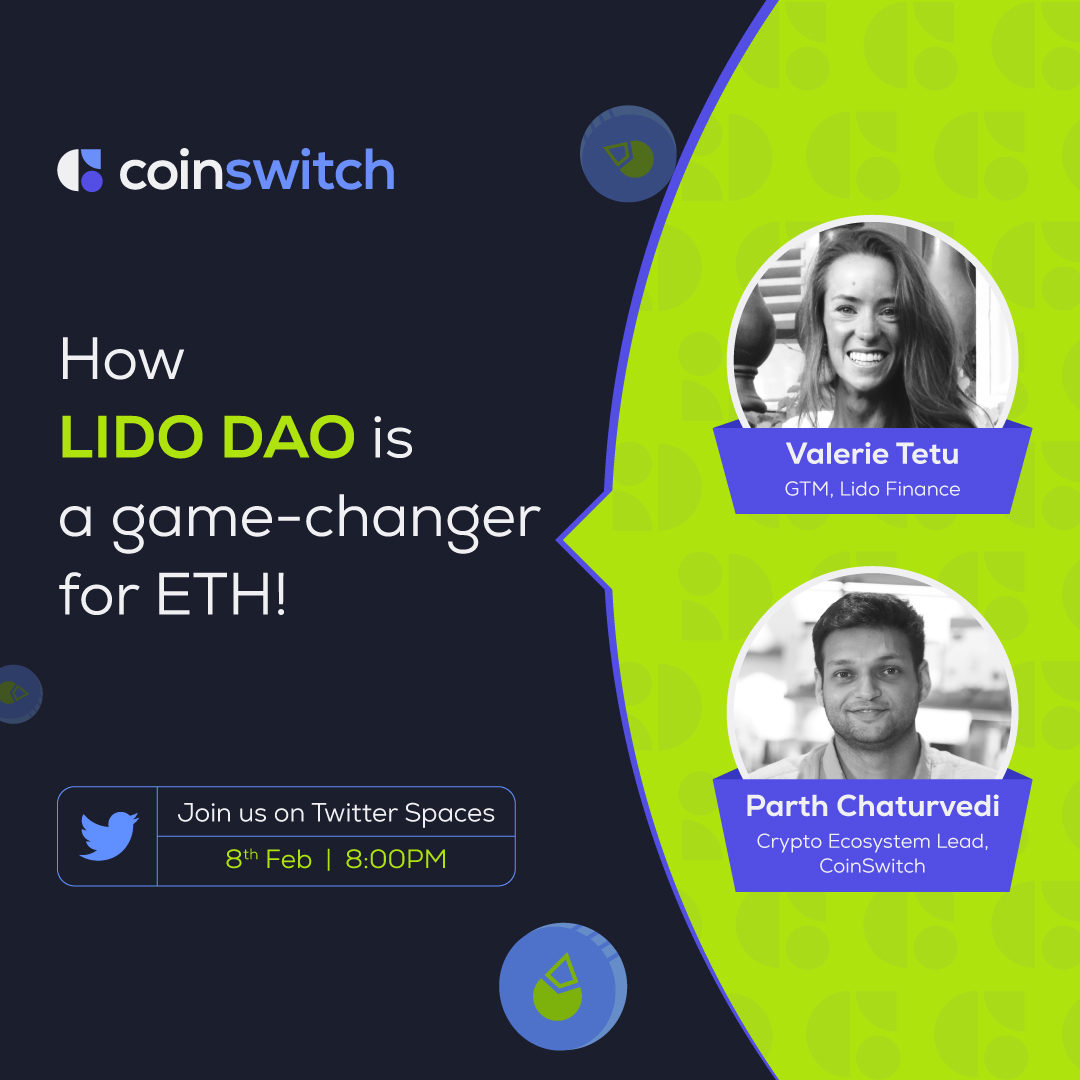 CoinSwitch India's Largest Crypto App 🚀 on Twitter "LidoDAO is NOW