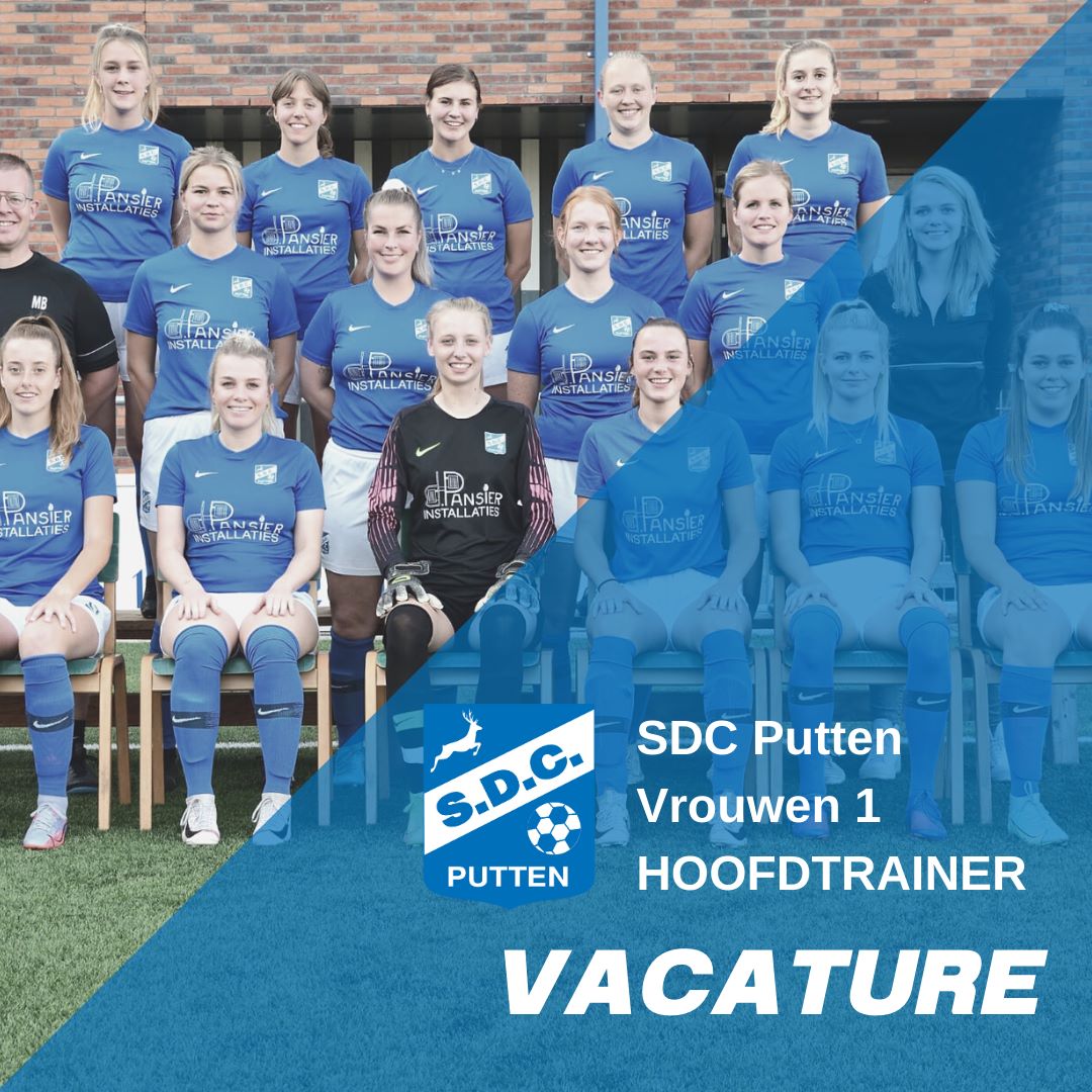 Vacature hoofdtrainer SDC Putten Vrouwen 1 🔵⚪️ Volledige omschrijving op de Facebook- en Instagrampagina van SDCP VR1. Interesse? Neem contact op ✅️ Daar krijg je geen spijt van 😉 "Dit is een goed stel hoor!" #vacature #vrouwenvoetbal #sdcp #putten #blauweleeuwinnen