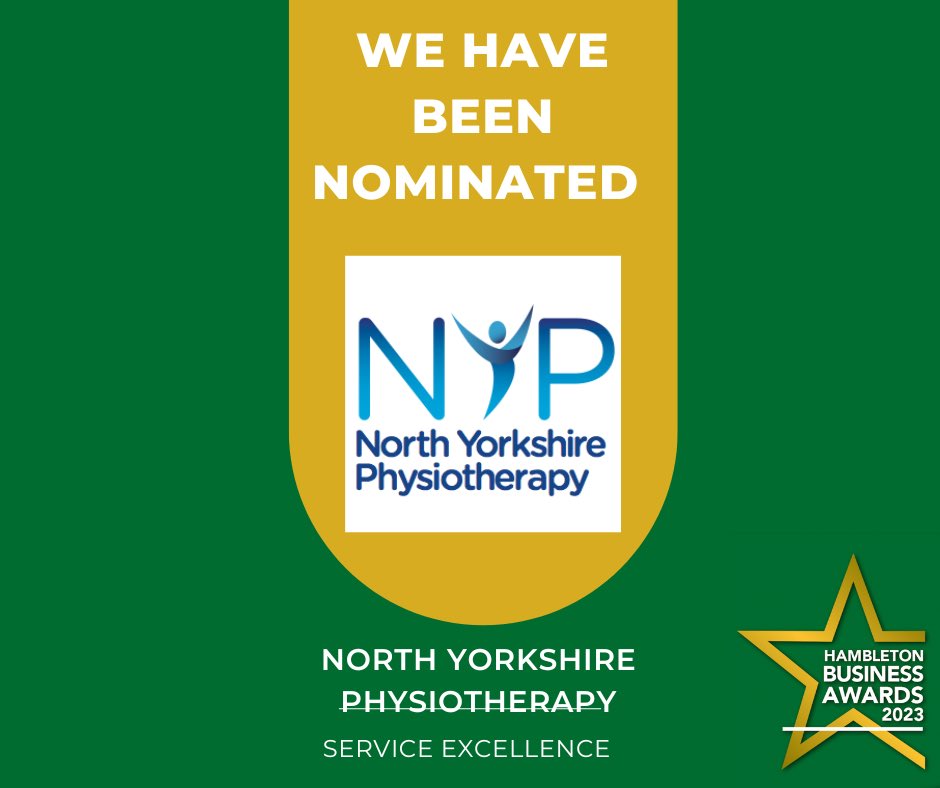 Kate Turner (@kateturnernyp) on Twitter photo Delighted that <a href="/NYorksPhysio/">North Yorks Physio</a> have been shortlisted for Service Excellence at the Hambleton Business Awards! Alongside many other #stokesley businesses too <a href="/catchdesignsmgt/">Catch Designs / Sue Thompson</a> <a href="/TTStokesley/">ThirstyThursdayStokesley</a> @homefixcomputer Awards ceremony end of the month, wish us luck! 🍀 Delighted that <a href="/NYorksPhysio/">North Yorks Physio</a> have been shortlisted for Service Excellence at the Hambleton Business Awards! Alongside many other #stokesley businesses too <a href="/catchdesignsmgt/">Catch Designs / Sue Thompson</a> <a href="/TTStokesley/">ThirstyThursdayStokesley</a> @homefixcomputer Awards ceremony end of the month, wish us luck! 🍀