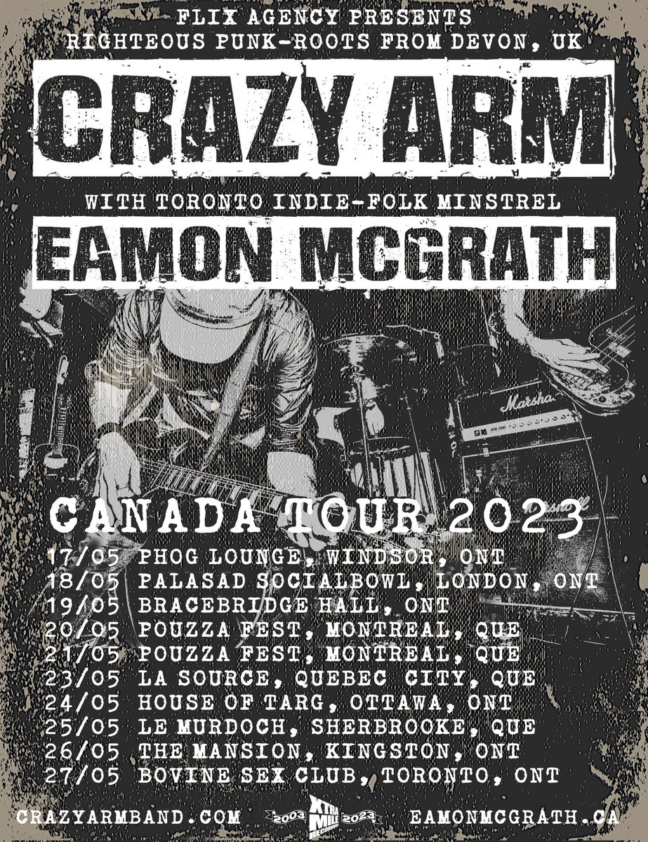 Canada, here we come! Much thanks to the legend that is <a href="/eamonmcgrath/">Eamon McGrath</a> for making it happen 🖤
