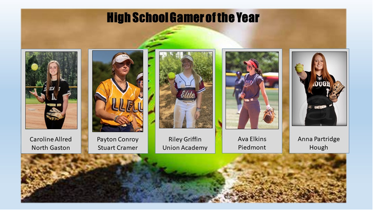 15th Annual Greater Charlotte Hot Stove League Softball Award Finalists. Congratulations and have a great spring season!