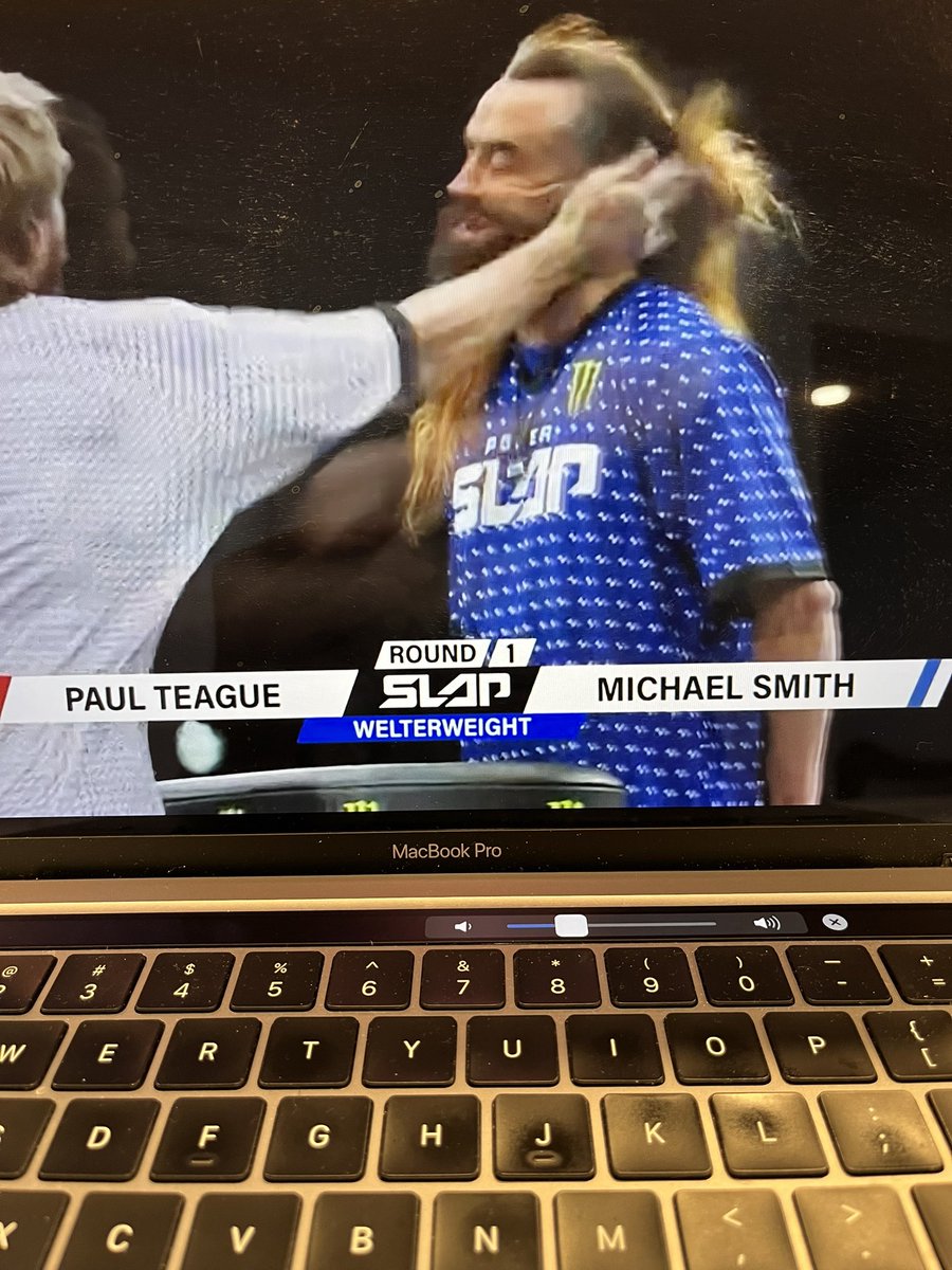 Misha_Again_'s tweet photo. Watching two grown men hold a pool noodle behind their backs while another man open-hand slaps them is…mildly entertaining and I’m ashamed of myself.
#powerslap #slapjesus https://t.co/OzubfVOqzv