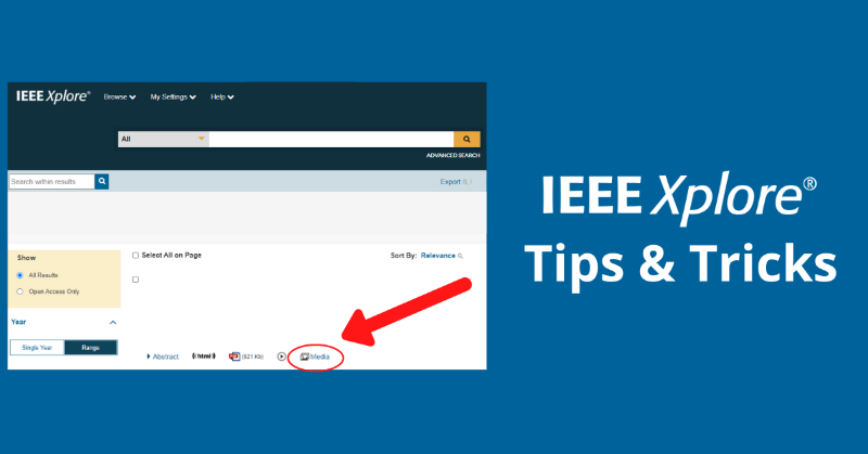 IEEEXplore's tweet photo. IEEE Xplore Tip: Some articles in #IEEEXplore use external files to help understand or illustrate concepts through multimedia materials. To access these materials, select the Multimedia link in the table of contents or on the article details page. #tips #XploreTips #tipsandtricks