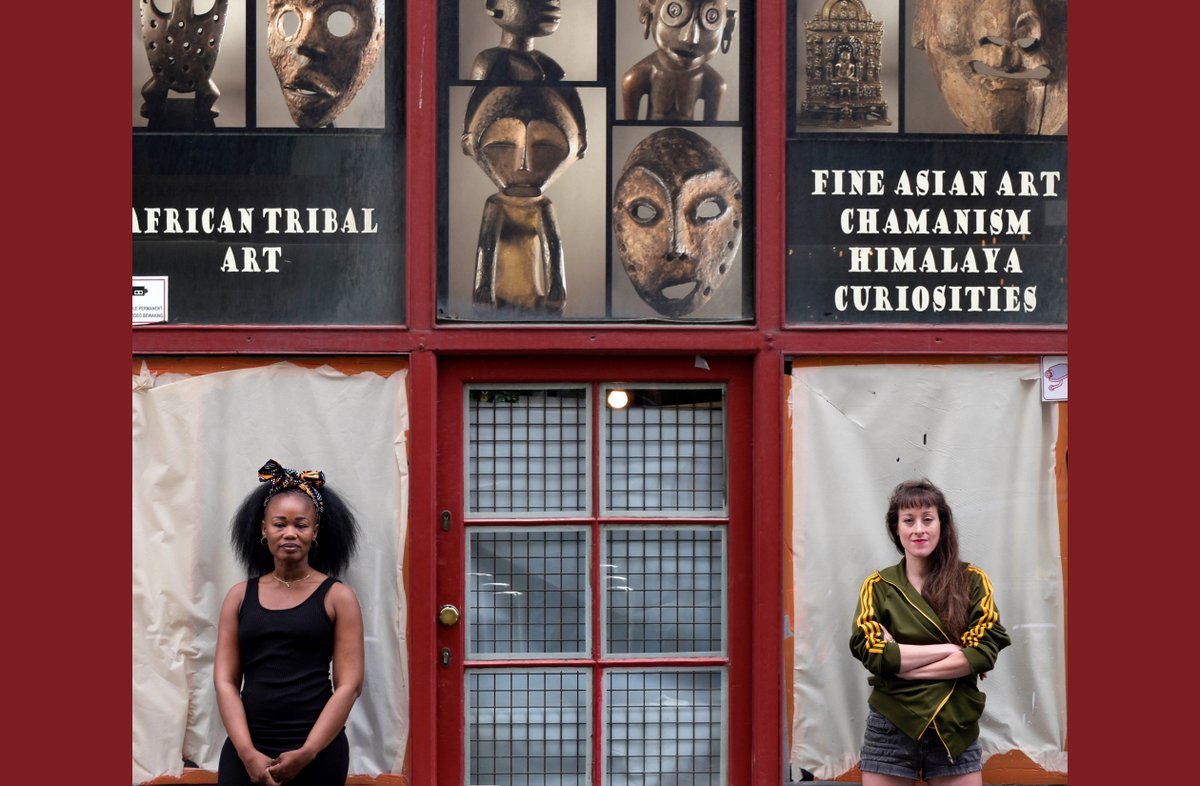 #Théâtre l Deux comédiennes nous posent la question de la décolonisation des musées ethnographiques et de la restitution du patrimoine africain volé. "Tervuren", c'est du 8/2 au 11/2.

ℹ️ Plus d'infos : espacemagh.be/projects/tervu…