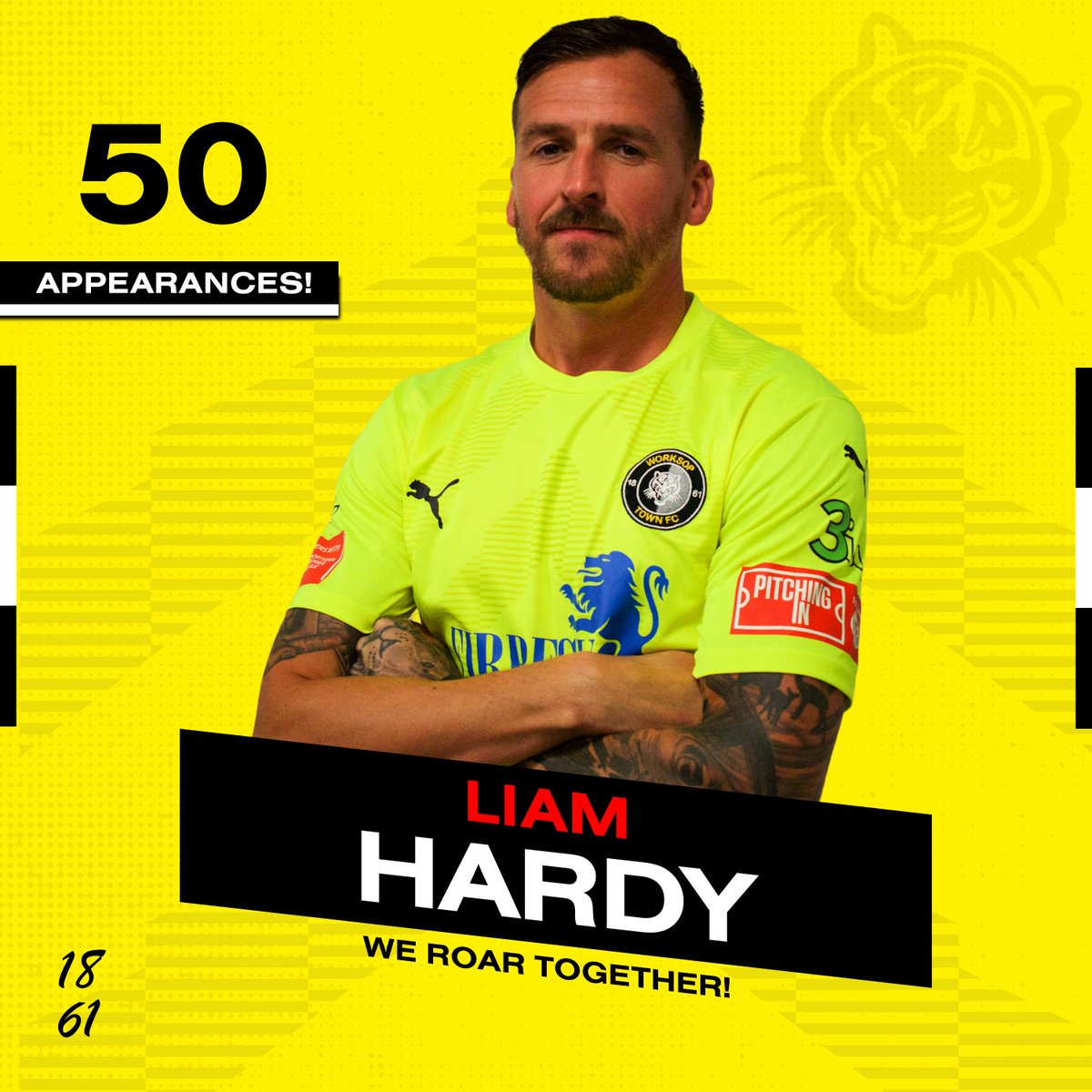 Forward <a href="/Liam_Hardy/">Liam Hardy</a> made his 50th appearance for the Tigers just before Christmas!

Better late than never! (Sorry Liam 😅)

#UTT 🐯
