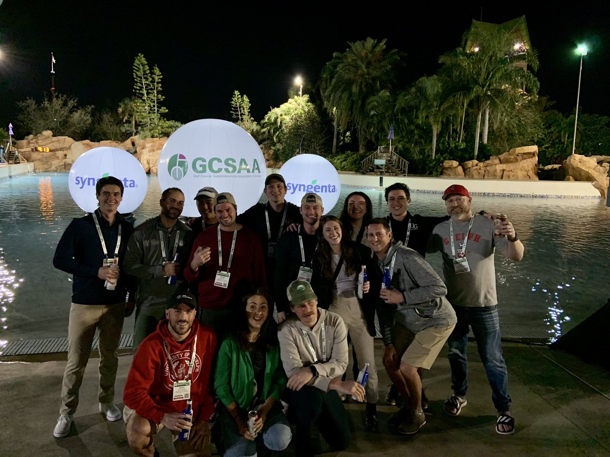 UofGTurfClub's tweet image. The University of Guelph Turf Club makes their return to the @GCSAAConference! A great couple of days so far. We are excited for the rest of the week and for #TurfBowl tomorrow. #gcsaaconference #guelphturf
