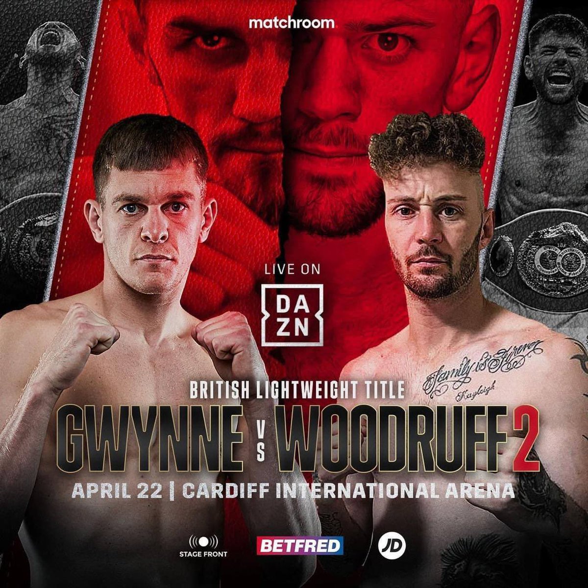 RichieShadow's tweet photo. Thank you to everybody for your patience &amp; support.
@MatchroomBoxing have unveiled! I’ve no doubt with the heart &amp; determination of @gavin1gwynne &amp; @craigwoodruff that the Welsh 2022 fight of the year will likely be fight of the year 2023 👊🏻
DM for tickets #Letsdothis
#Ledley💙 https://t.co/pG4iWUctXx