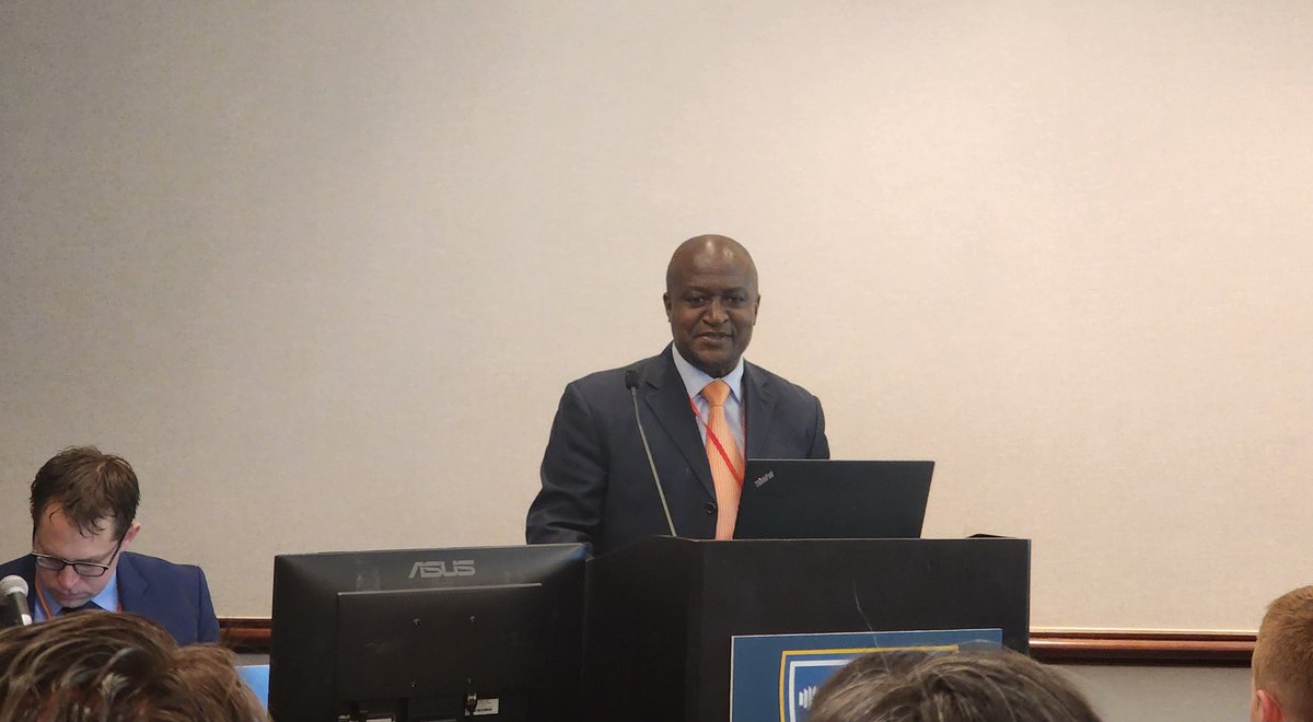 Opening up #ASC2023, Dr Constantine Asahngwa <a href="/Asahngwa/">Asahngwa Constantine</a> of the <a href="/NkafuPolicyInst/">Nkafu Policy Institute</a> presents our research on the experiences of patients in #Cameroon who have been medically discharged but are held in detention for inability to pay hospital bills. A major problem in the country.