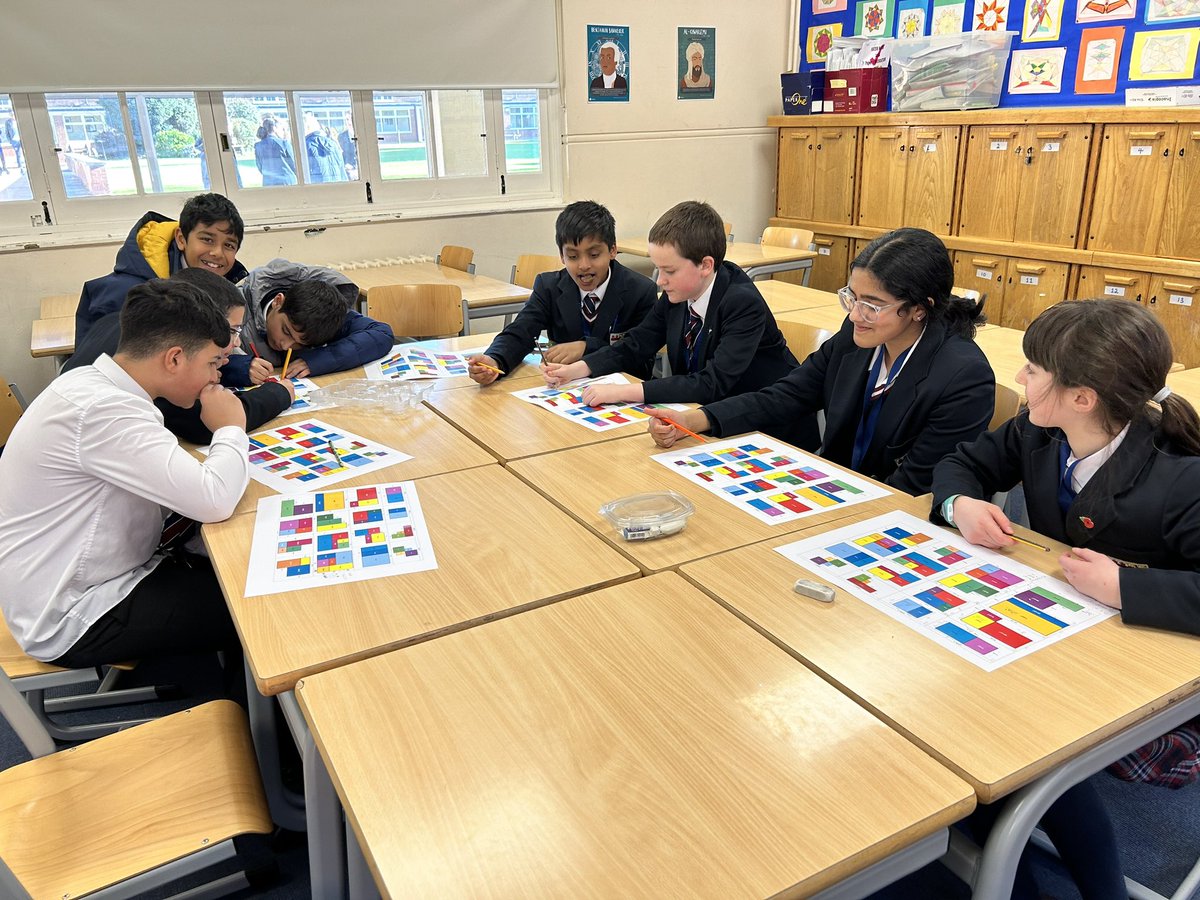 SolSchMaths's tweet photo. Lower School pupils enjoyed solving AreaMaze problems in Pi Club today. #PiClub #SolSchMaths https://t.co/upFRPh8xJi