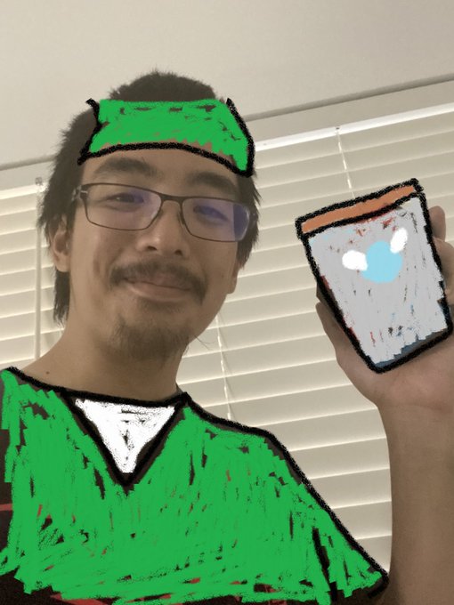Sushi3c7 - 3 pic. @drcockula requested Link be sent, so I did my best but wound up with this Lee-nk instead! (Done in MS paint) https://t.co/GJJqO40F5m