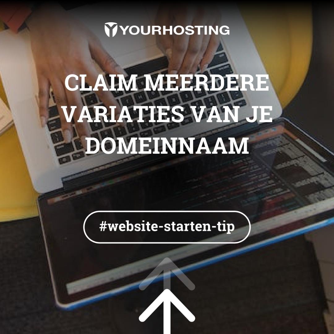Hoe zorg je ervoor dat bezoekers met een typo ook op jouw website terechtkomen? Simpel! 💡Hiervoor registreer je meerdere variaties van jouw domeinnaam en link je deze door naar je website. 
Meer do's en don't voor jouw domeinnaam lees je in ons blog. 

hubs.ly/Q01Bv-NJ0