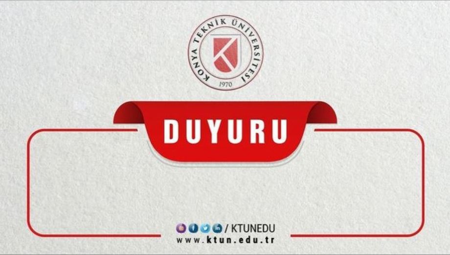 Konya Teknik Üniversitesi olarak depremzedelerimizin yanındayız. Depremzedelere yönelik başlattığımız  ayni yardım kampanyasına siz de destek olabilirsiniz.

<a href="/KTUNEDU/">Konya Teknik Üniversitesi (KTÜN)</a> 
<a href="/oncelik/">Osman Nuri ÇELİK🇹🇷</a>  

Detay için tıklayınız.👇

ktun.edu.tr/tr/Universite/…
