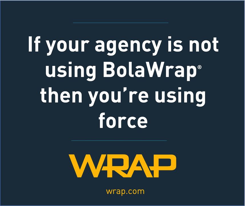 WrapTechInc's tweet photo. Wrap is on a mission to Save Lives by delivering safe solutions that result in lower uses of force by law enforcement agencies.

  #wrap  #saferpolicing #saferoutcomes #lawenforcement #comunitypolicing #savelives #savecareers #publicsafety #innovativetechnology https://t.co/PGfRfDfDgS