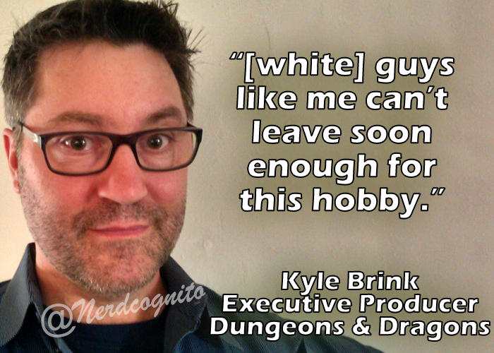 Nerdcognito's tweet image. You go first.  Far and Fast.

Does @hasbro and @Wizards really support openly racist statements made by their executive leadership?
#NotOneMoreGP
#diversity #racism #DnDBegone