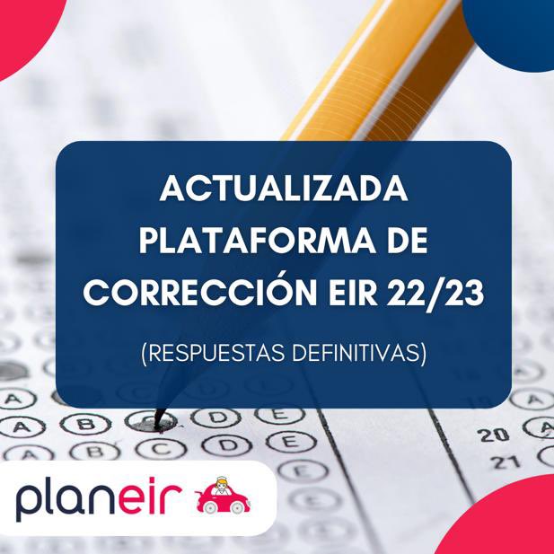 planEIR's tweet photo. Ya tenemos nuestra plataforma de corrección con las respuestas definitivas del Ministerio. https://t.co/HQ0AO1raof
#eir #fse #enfermera #planeir https://t.co/AbqyLusgIc