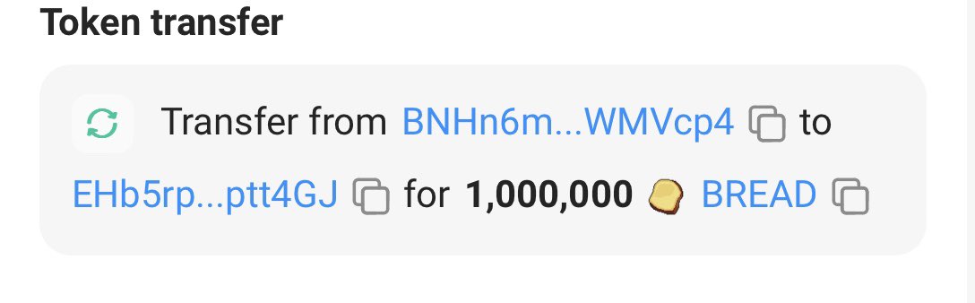 One lucky Goose Town holder just won 1M $BREAD

Come and eat some $BREAD with us discord.gg/ECgerKahj5

<a href="/hey_wallet/">Hey Wallet!</a> send 100,000 $BREAD to the first 999 who retweets, follows and join discord
