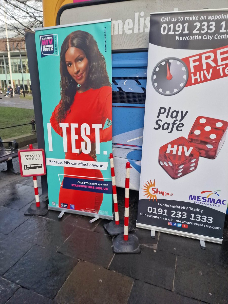 SkillsWellbeing's tweet photo. Emily went along to the @MADEinMelissa bus for #HIVTestingWeek - she got a #HIV test and got instant results! They are there until 3pm at #OldEldonSquare #ITested @TeamMesmac @ShineNewcastle https://t.co/1GXKaFU8CR