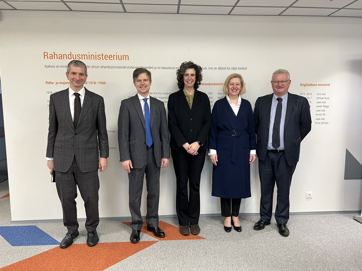bettafalcetti's tweet photo. Very good meeting today with 🇪🇪 Minister of Finance @AnnelyAkkerman. We discussed @ebrd priorities of supporting green economy transition and PanBaltic capital markets development. @JRigterink @KairysT @nigina2103 #Estonia #capitalmarket https://t.co/eoFDAgOZts