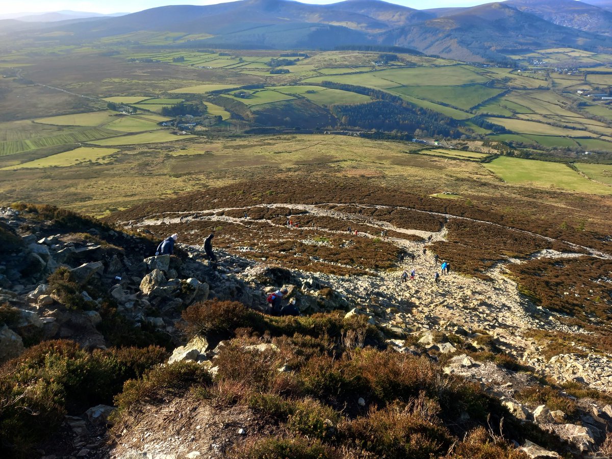 The Great Sugar Loaf Mountain 501m in Co. Wicklow Ireland 
#wicklowmountains #ireland 
#sugarloafmountain #nature 
#photographylovers #hiking 
#climbing #muddyboots