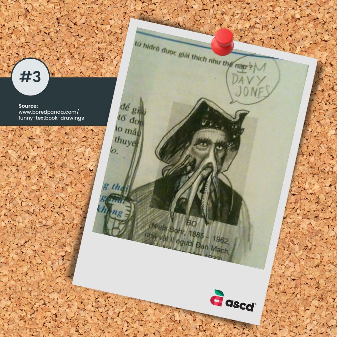 Confession Time: These rogue textbook artists definitely make us laugh. #TeachersofTwitter, your turn! share the #funnydrawings you've seen.   #ComicRelief #TeacherHumor #Educators