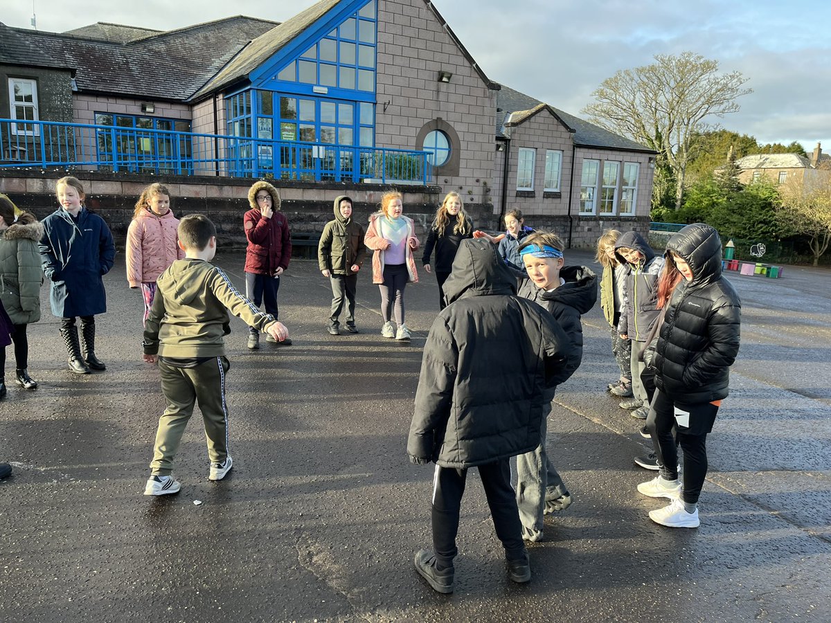 ActiveSchAngus's tweet photo. Last session with the Young Leaders @LethamPS 💬 “You are soooo READY” ⭐️ I look forward to hearing how you have taken your training forward and how the games clubs are going! Well done 👏🏼 👏🏼 👏🏼 #GreatIdeas #ActivePlayground #FutureLeaders #VolunteersMakeSportHappen #ActiveForfar https://t.co/Vv14XUmyrO
