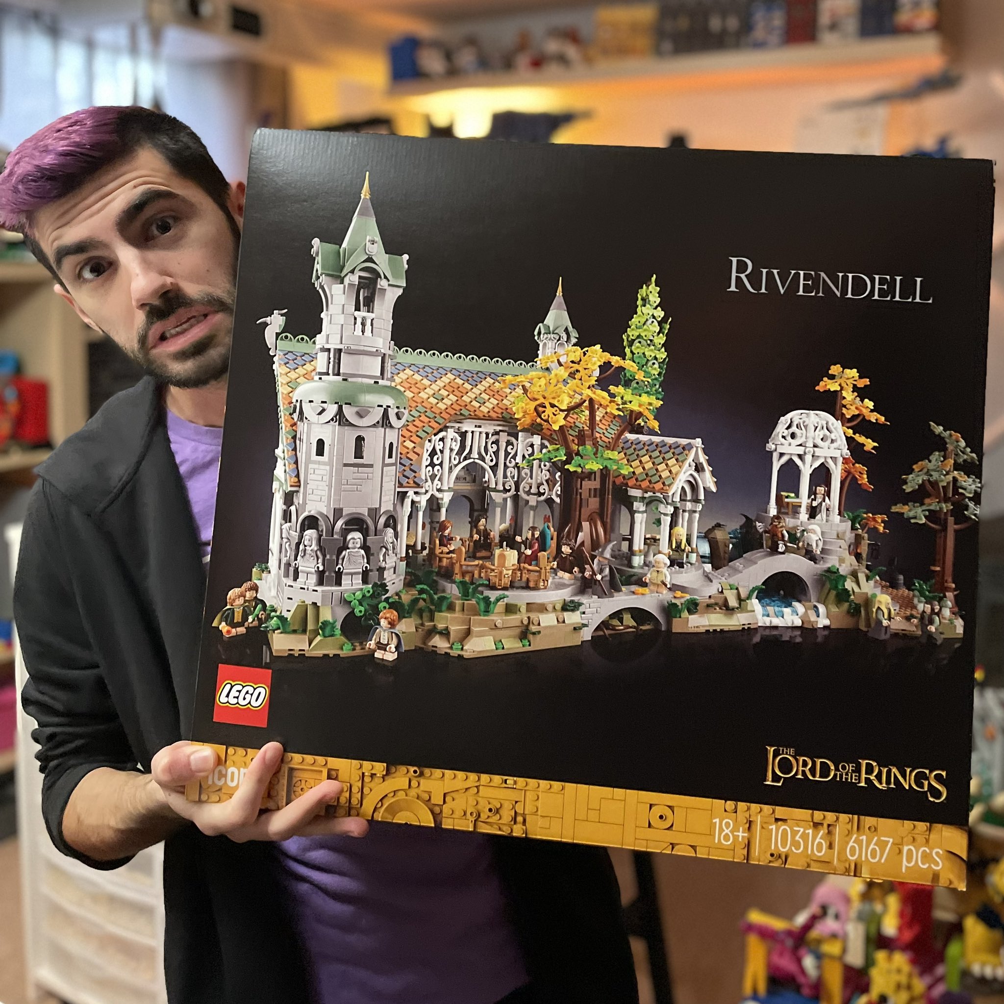 Lord of the rings lego castle sales