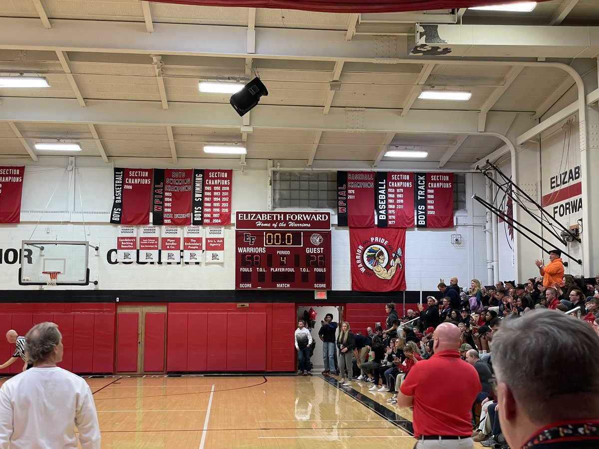 Congratulations senior Joselyn Dawson! <a href="/josdaws_1/">Joselyn Dawson</a> It was a great night for Senior Recognition! Capturing the section title was a nice way to end the evening. Thank you for your dedication to <a href="/EF_Girls_Bball/">Elizabeth Forward Girls Basketball</a> #EFproud
