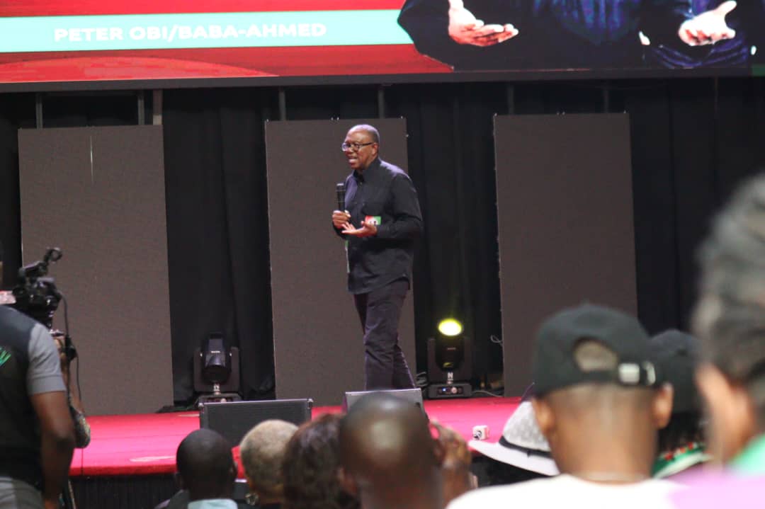 PeterObi's tweet photo. Earlier today, I spoke at the Support Group Conveners Conference in Abuja. -PO https://t.co/9LgAH4QZNc