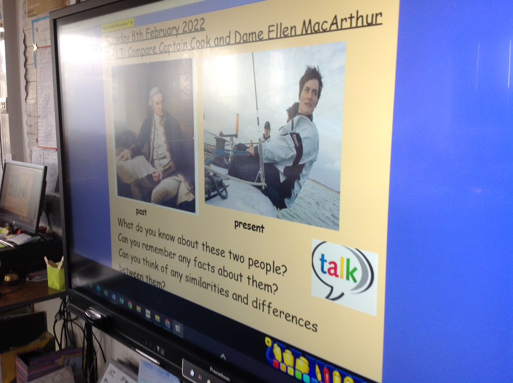 MissMcLeodAPS's tweet photo. @ArdenPrimary we have been comparing the lives of Captain Cook and Dame Ellen MacArthur!Great team work and communication Year 2! https://t.co/B2GJSLTUsl