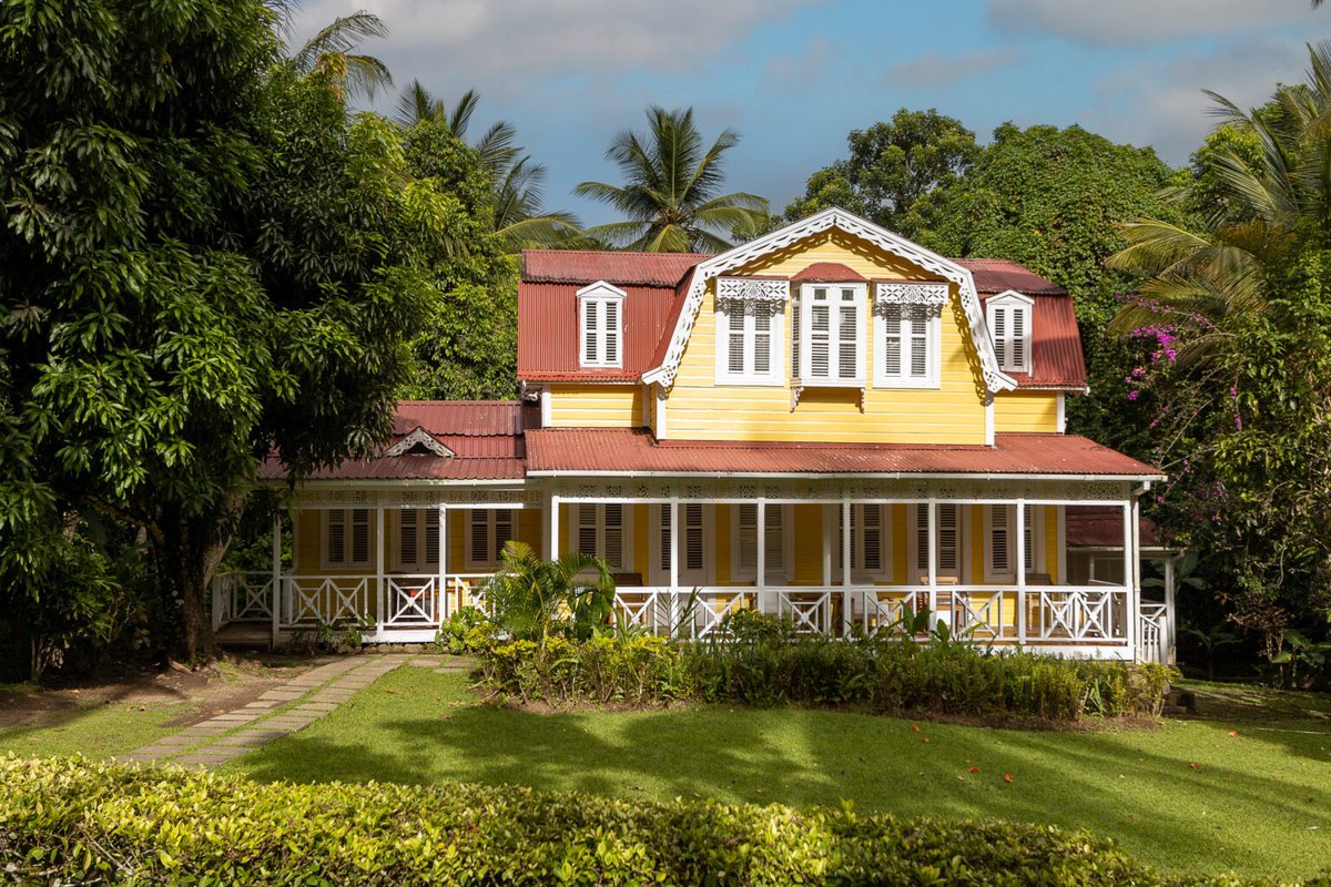 fonddoux's tweet photo. When you stay in our deluxe 2 bedroom cottage at https://t.co/9e3JdlVu7Q you’re sharing St. Lucia’s history!

This 160 year old colonial house was slated for demolition in the city of Castries until we purchased it from the original owner, dismantled and trucked it to Fond Doux, https://t.co/6AVBMuKjrT
