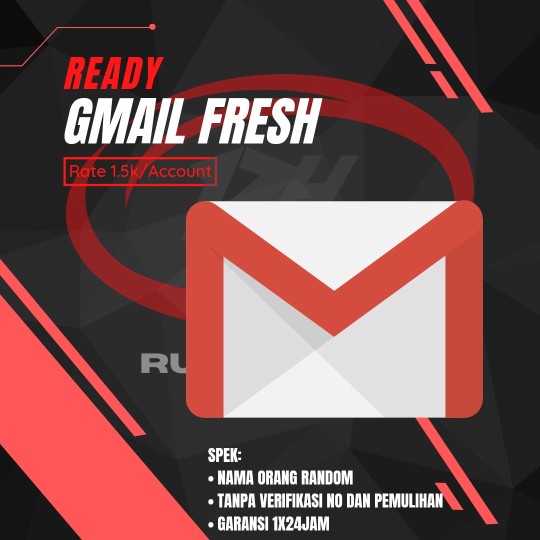 runishard_'s tweet photo. Sesekali promosilah

Ready gmail fresh anti tipu tipu
Order tanyakan stock terlebih dahulu

Produk 1 : https://t.co/ExCj1IdaPG
Produk 2 : https://t.co/awtD4U4CBk

#gmailfresh #jualgmailfresh #jualgmail https://t.co/Q6h55BpZv9