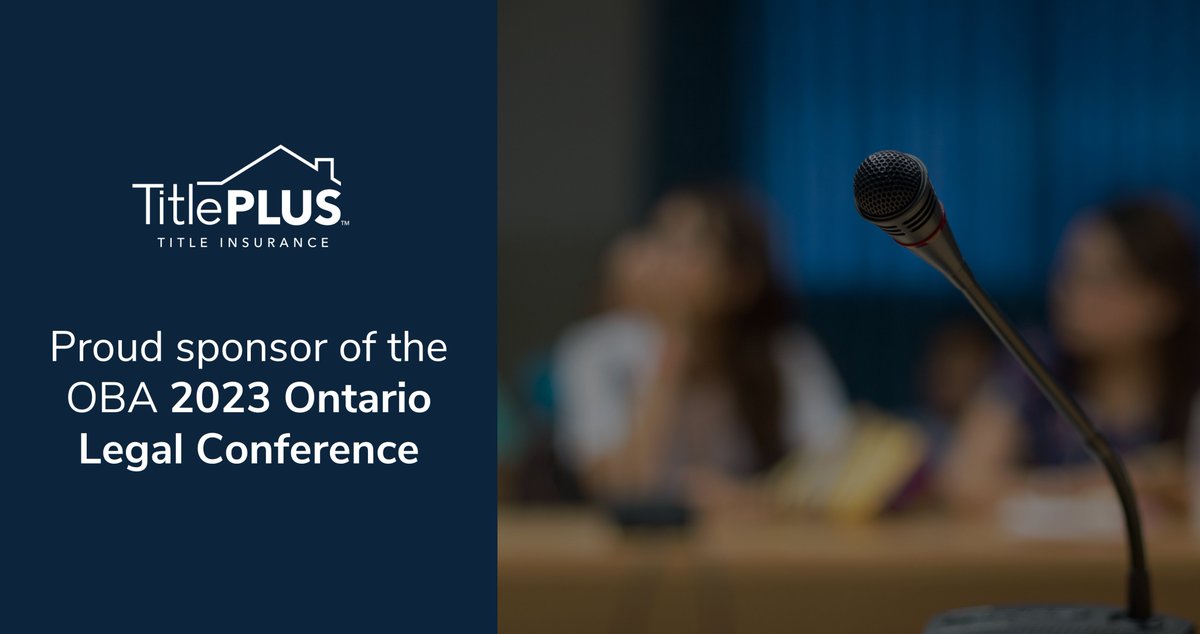 We're pleased to sponsor <a href="/OBAlawyers/">Ontario Bar Association</a>'s 2023 Ontario Legal Conference (Feb 8 - 9). Attend these programs in-person or enjoy them from the comfort of your home/office! oba.org/olc