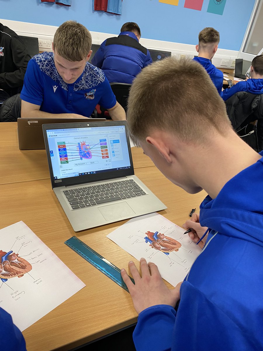 _IronFoundation's tweet image. Our NCFE Level 3 Diploma in Sport and Physical Activity learners have been busy today learning about the cardiovascular system and labelling the structures of the heart @SUFCOfficial @NorthLindsey @SportNLC @DNColleges #NCFE #sports #education