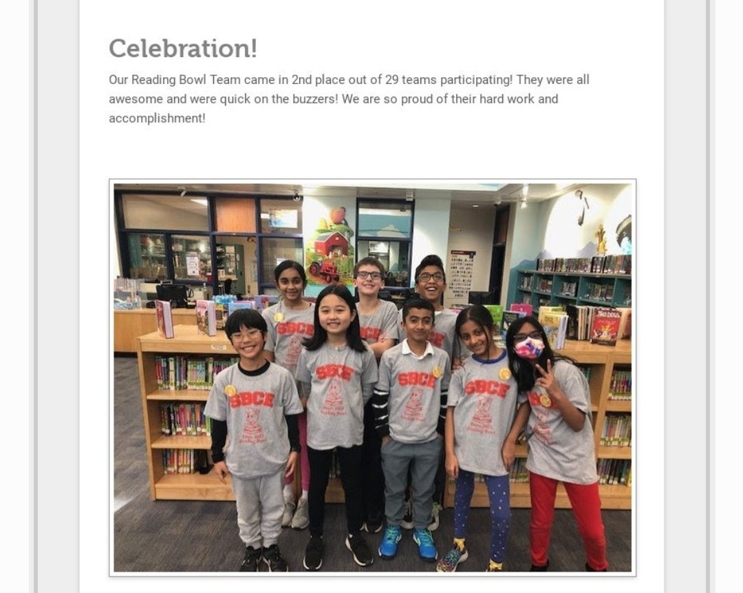 sbce_sgc's tweet photo. Did you know these Reading Bowl scholars will be competing in regionals this Saturday?! Please send all the positive vibes their way! Special shout out to Ms. Reed, Ms. Justice, and Ms. Stocks for all of their hard work and dedication!! #sbce #sbcebobcats @SBCEBobcats @SBCEPTA https://t.co/hd9bKN6K9l