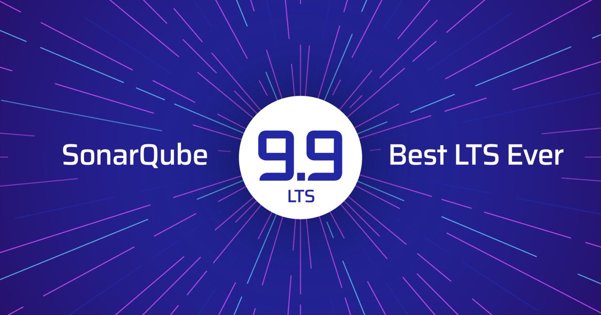 SonarSource's tweet image. @SonarQube 9.9 LTS is LIVE! 
✅ Faster PR analysis 
✅ Secure development for Cloud Native apps 
✅ Improved Android #TaintAnalysis precision 
✅ Enhanced enterprise capabilities 
✅ Integrations &amp;amp; UX improvements

#CleanCode

Full details on 9.9 LTS: 
bit.ly/3I6Svnq