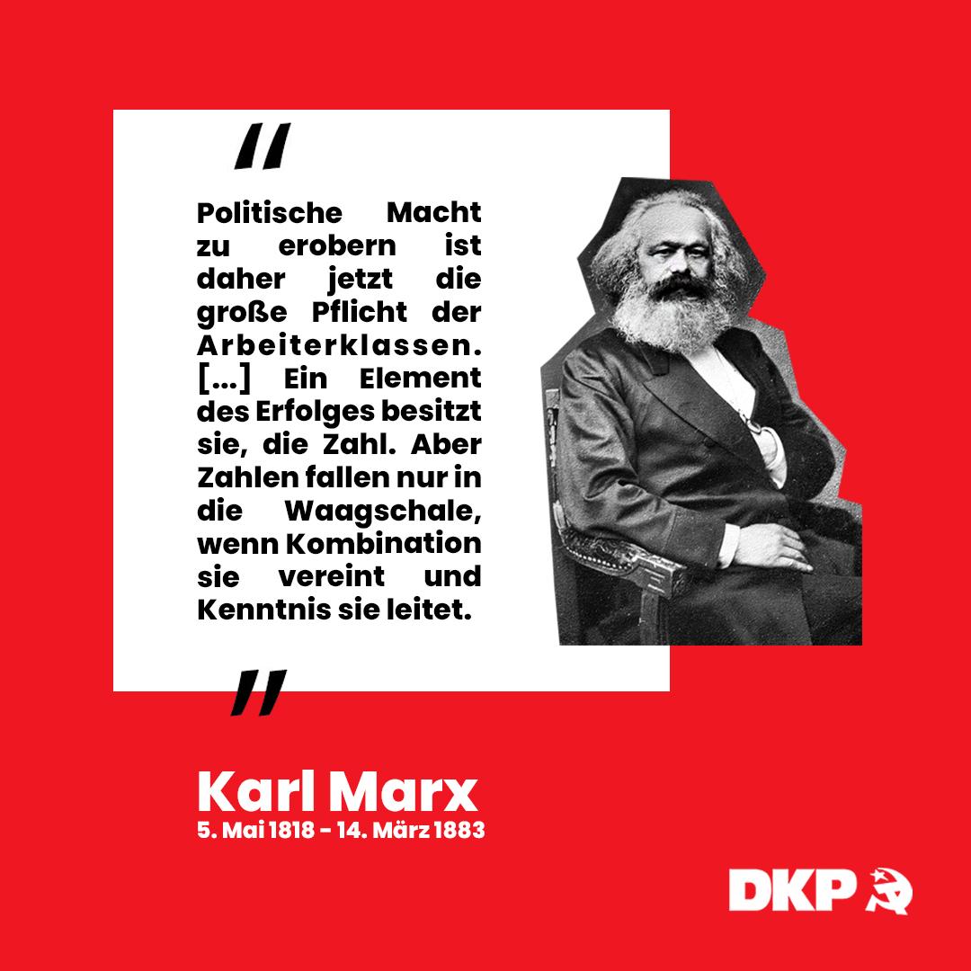 Was Karl Max sagt👇

#kommunistischepartei #dkp #kommunismus #communism #sozialismus #socialism #revolution #marx #karlmarx